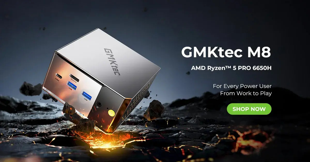 Meet the GMKtec NucBox M8: A Mini PC with Big Performance Powered by AMD Ryzen™ 5 PRO 6650H GMKtec