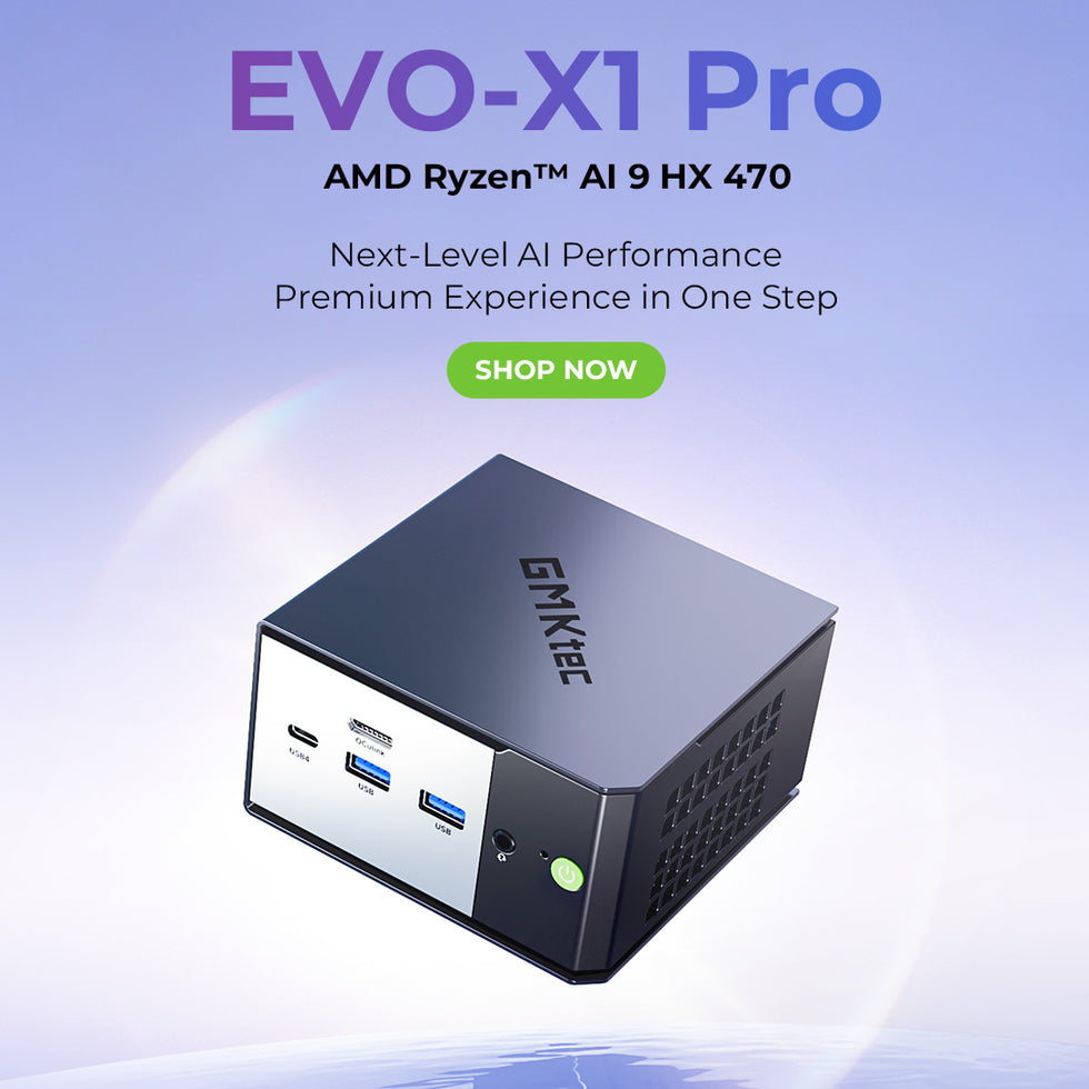GMKtec EVO-X1 Pro AI Mini PC AMD Ryzen™ AI 9 HX 470