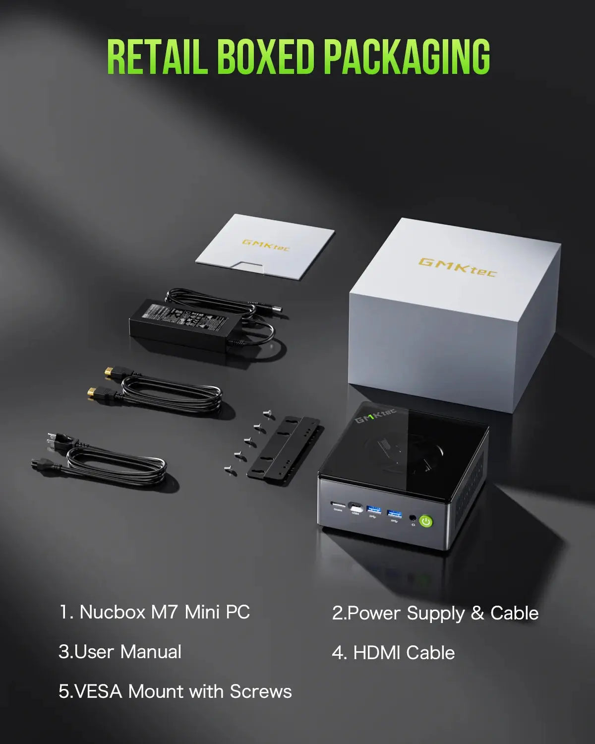 GMKtec NucBox M7 Mini PC AMD Ryzen™ 7 PRO 6850H - GMKtec GMKtec NucBox M7 Mini PC AMD Ryzen™ 7 PRO 6850H - GMKtec