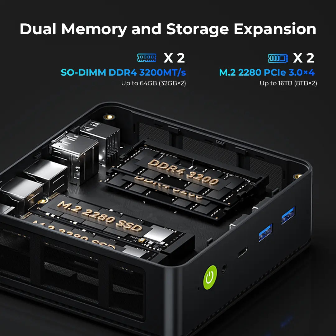 GMKtec M5S AMD Ryzen™ 3 5400U Mini PC GMKtec US