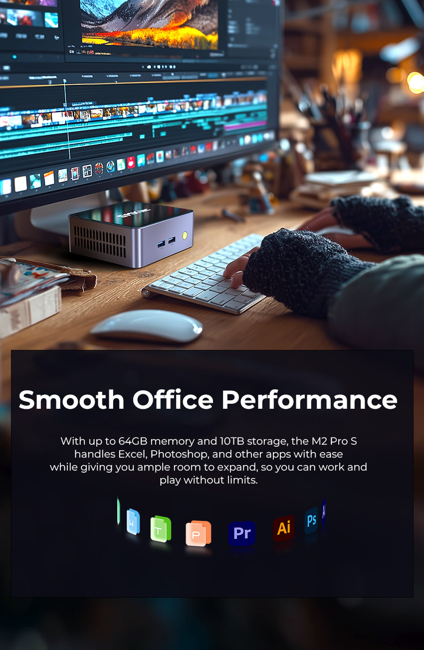 GMKtec NucBox M2 Pro S Mini PC Intel Core™ i7-1185G7