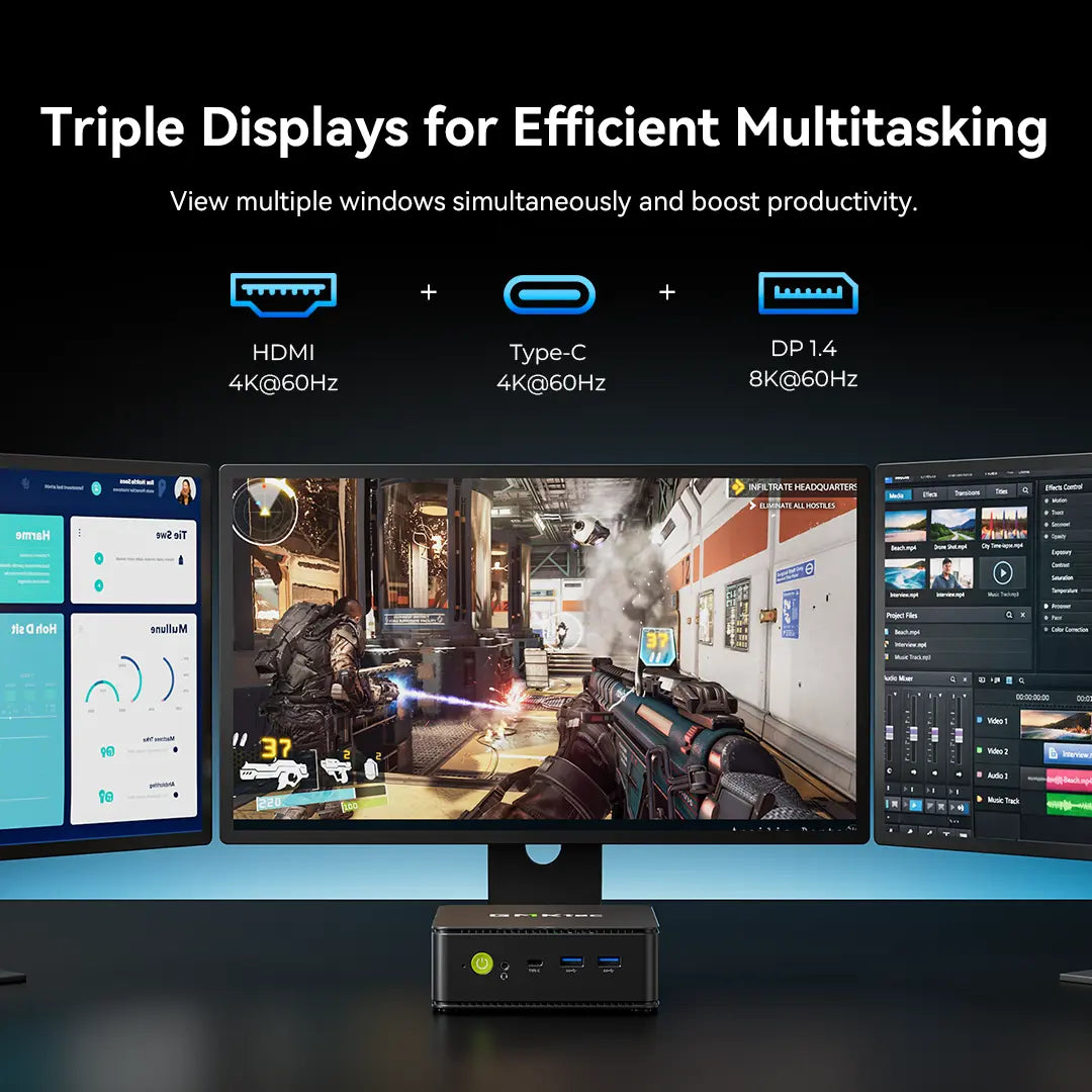 GMKtec M5S AMD Ryzen™ 3 5400U Mini PC GMKtec US