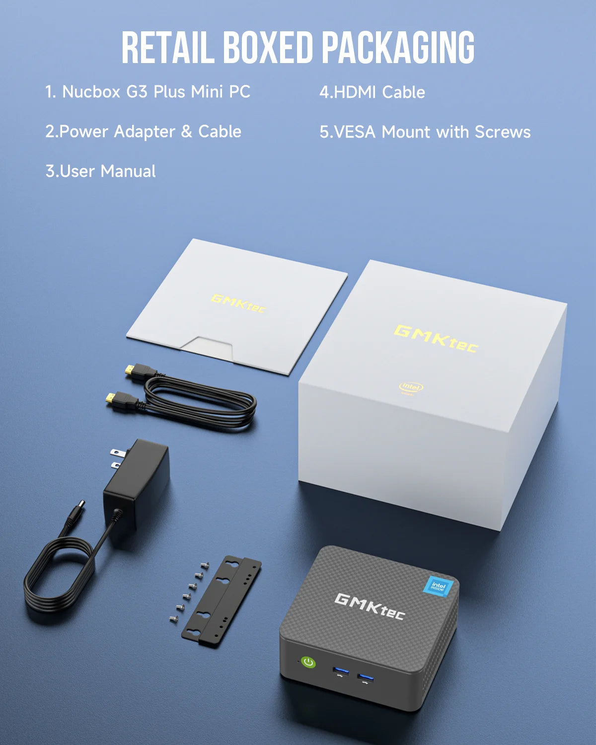 GMKtec NucBox G3 Plus Mini PC Intel® 12th Twin Lake N150 GMKtec NucBox G3 Plus Mini PC Intel® 12th Twin Lake N150