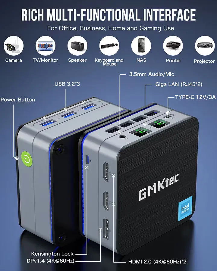 GMKtec NucBox G2 Plus Mini PC Intel® Twin Lake N150 GMKtec