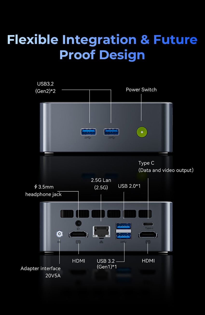 GMKtec NucBox M2 Pro S Mini PC Intel Core™ i7-1185G7