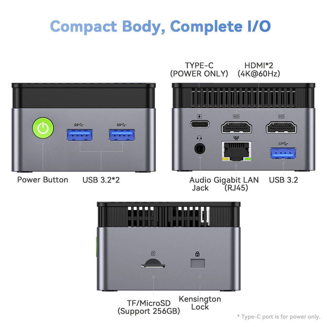 GMKtec G5S Mini PC Intel® Celeron N5095 GMKtec