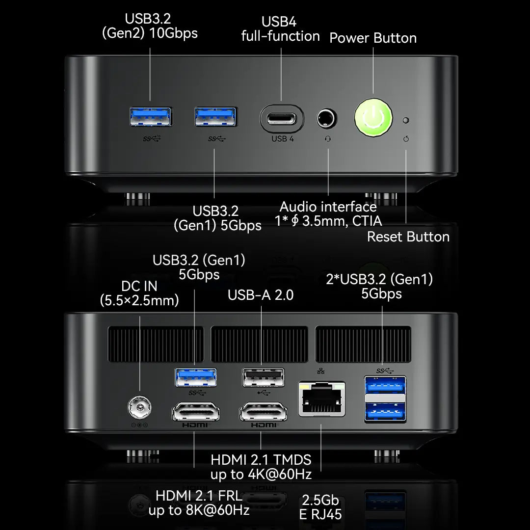 GMKtec K17 Plus Intel® Core™ Ultra 7 258V Mini PC GMKtec US