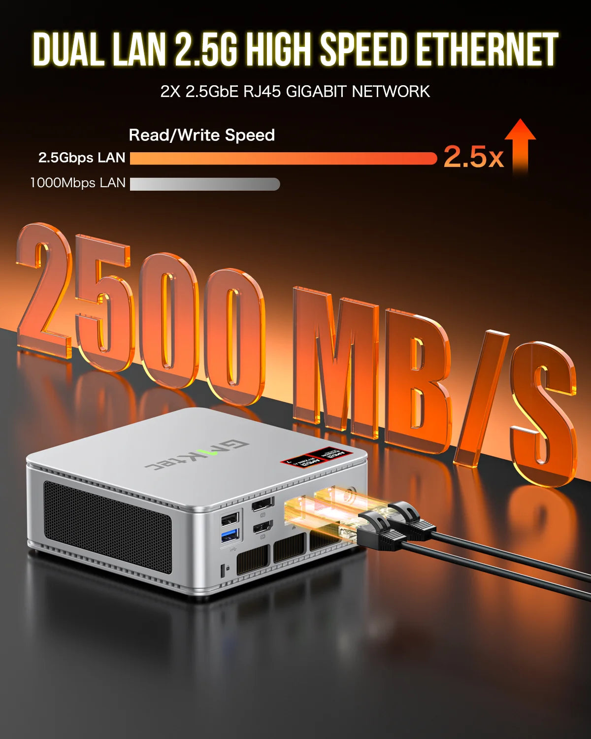 GMKtec nucbox M8 ミニPC GMKtec M8 Mini PC AMD Ryzen™ 5 PRO 6650H