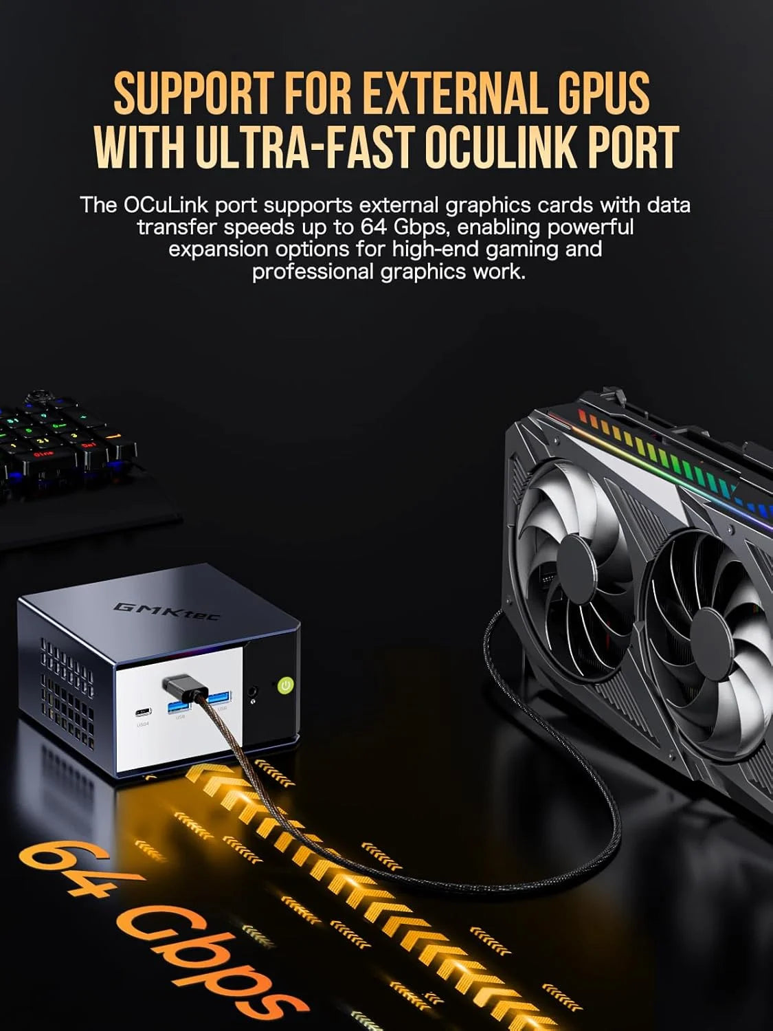 ほぼ未使用 GMKtec EVO-X1 メモリ64gbモデル GMKtec EVO-X1 AI Mini PC AMD Ryzen™ AI 9 HX 370