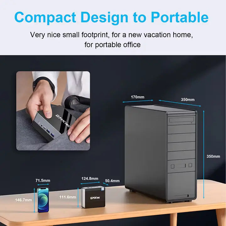 GMKtec NucBox 2 Mini PC Intel® Core™ i5 8279U - GMKtec GMKtec NucBox 2 Mini PC Intel® Core™ i5 8279U - GMKtec