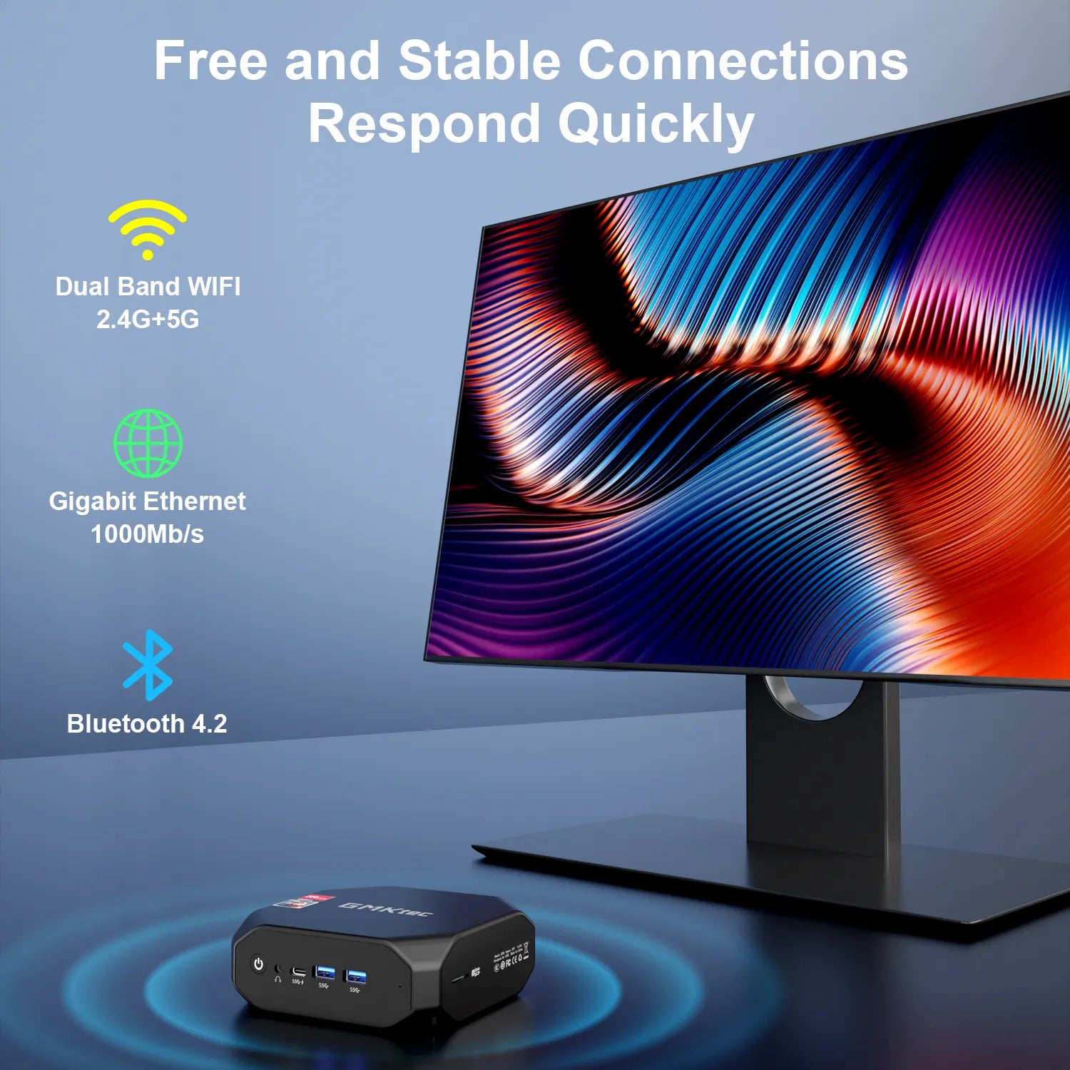 GMKtec NucBox 9 Mini PC AMD® Ryzen™ 5 5600U GMKtec
