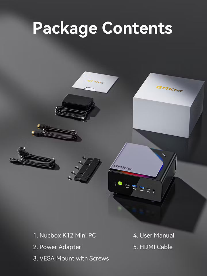 GMKtec K12 Mini PC AMD Ryzen™ 7 H 255 GMKtec K12 Mini PC AMD Ryzen™ 7 H 255