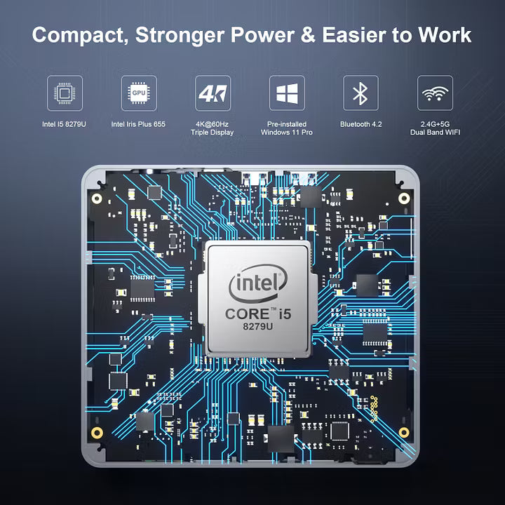 GMKtec NucBox 2 Mini PC Intel® Core™ i5 8279U
