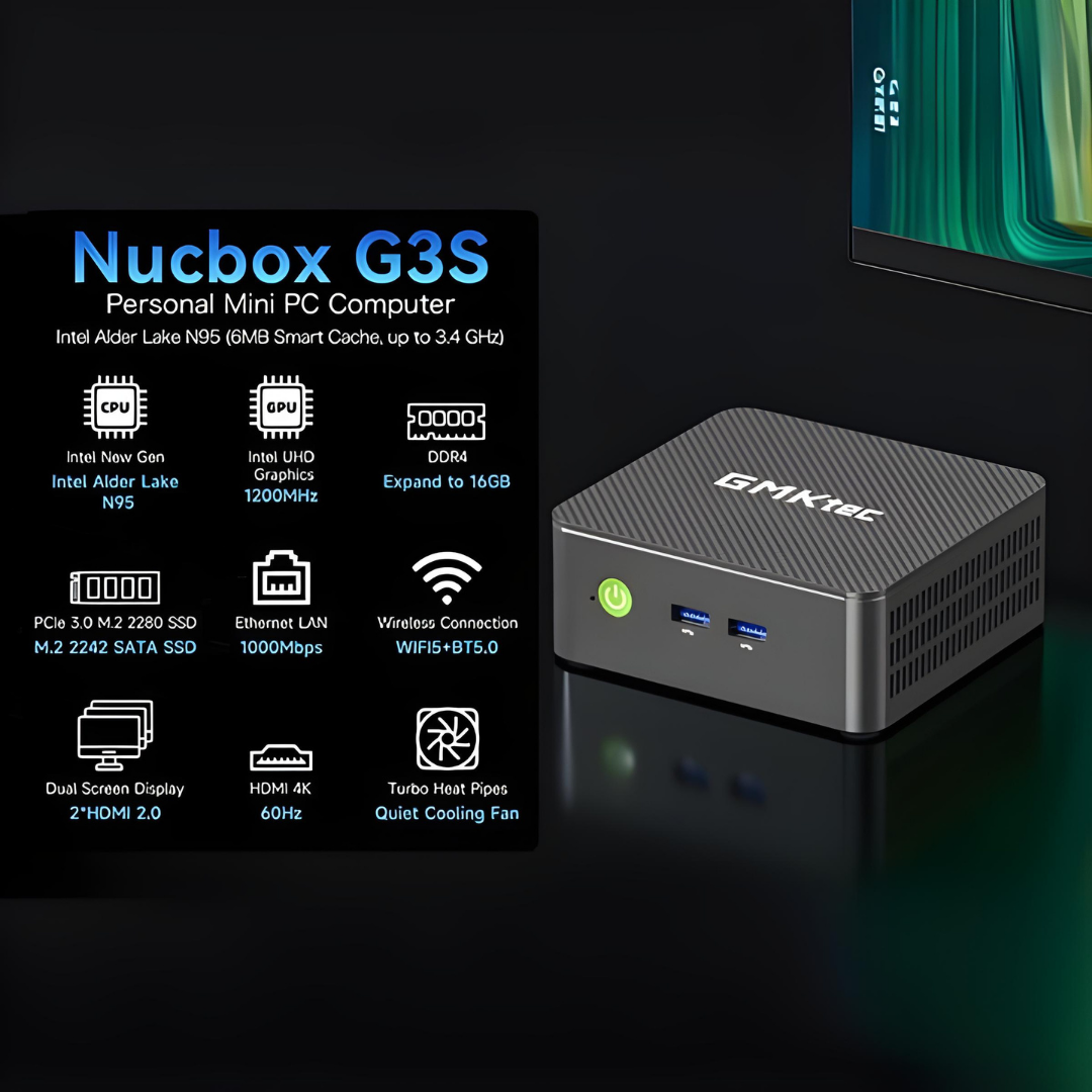 GMKtec NucBox G3S Mini PC Intel® Alder Lake N95