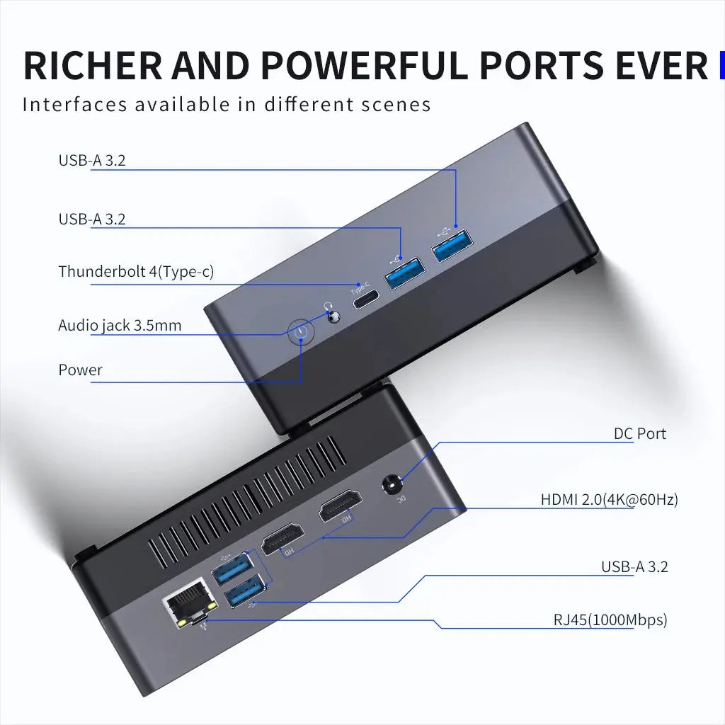 GMKtec NucBox 2 Plus Intel® 11th i5 1135G7 Mini PC GMKtec