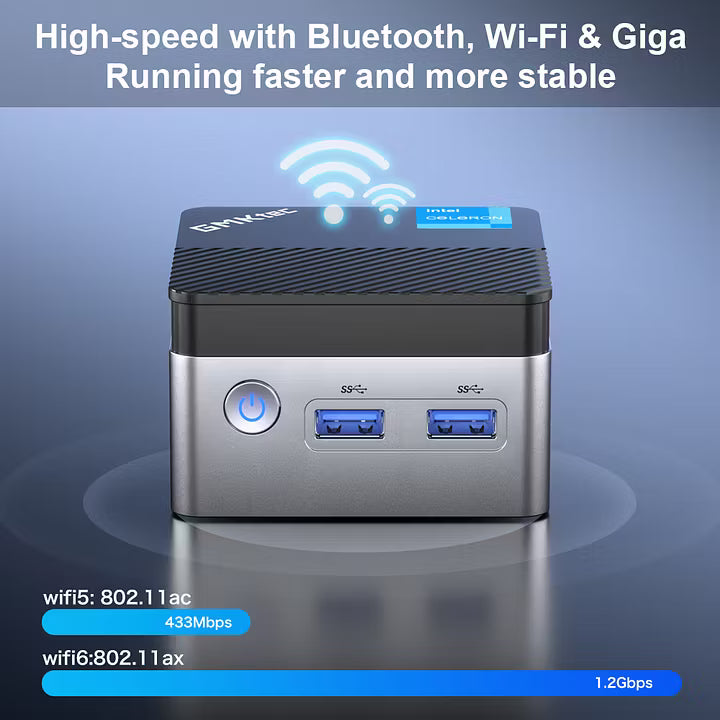 GMKtec NucBox 5 Mini PC Intel® 11th Jasper Lake N5105( Wi-Fi 5)