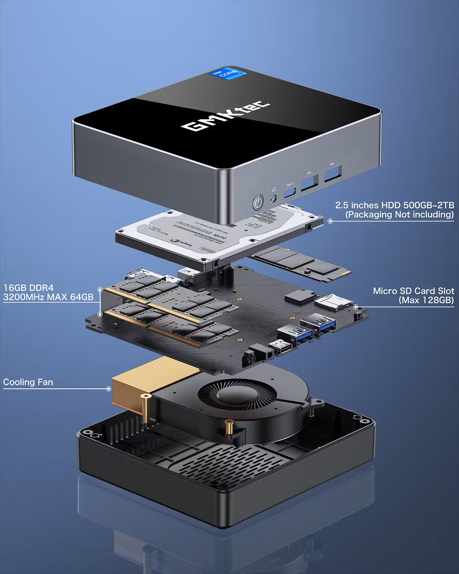 GMKtec NucBox KB2 Max Mini PC Intel® 11th i5 11320H
