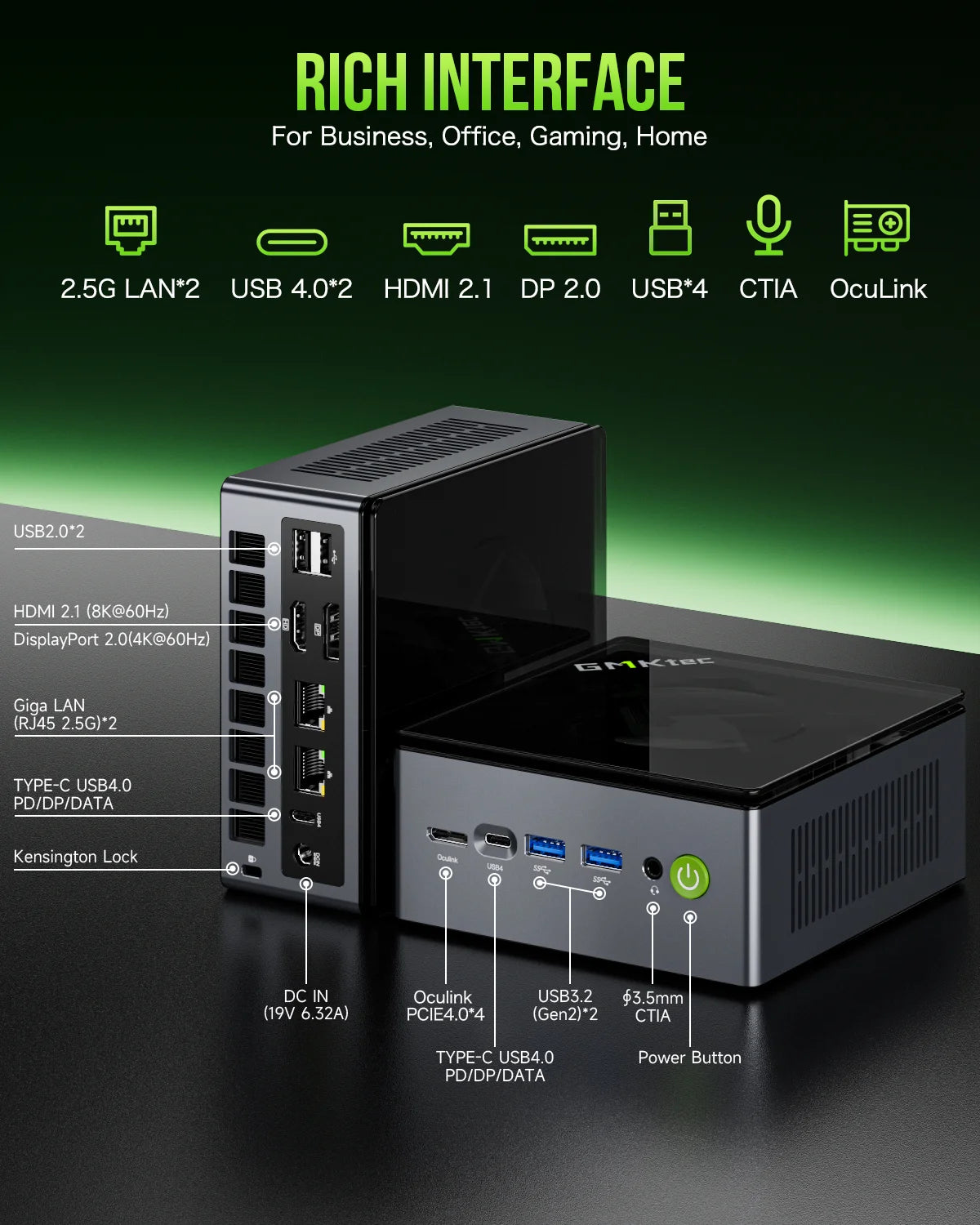 GMKtec NucBox M7 Mini PC AMD Ryzen™ 7 PRO 6850H GMKtec NucBox M7 Mini PC AMD Ryzen™ 7 PRO 6850H