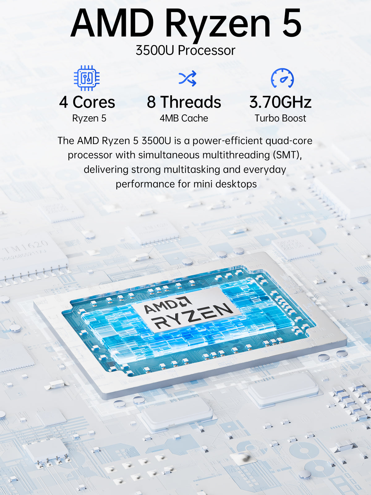 GMKtec G10 Mini PC AMD Ryzen 5 3500U