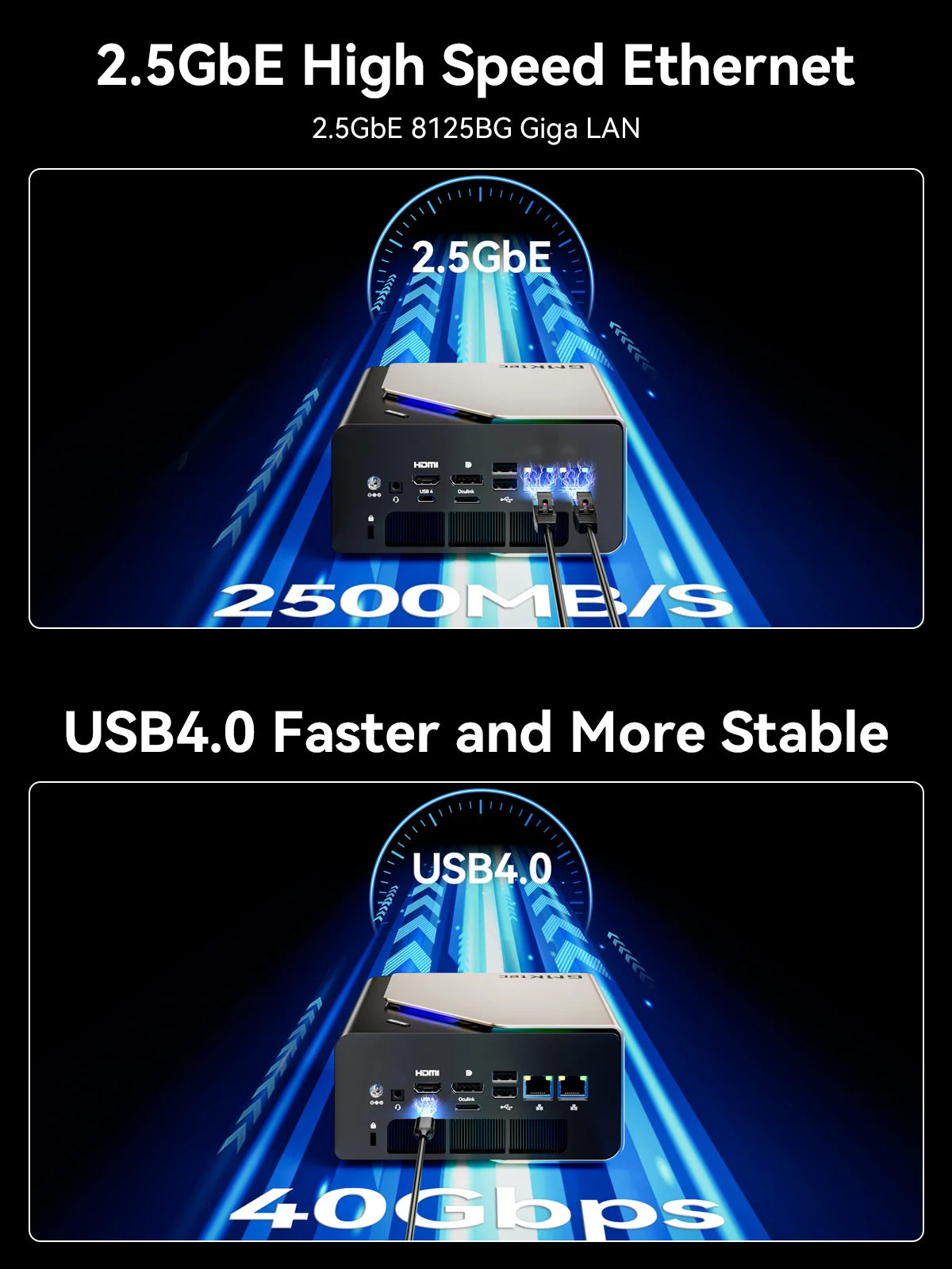 GMKtec EVO-T1 AI Mini PC Intel® Core™ Ultra 9 285H