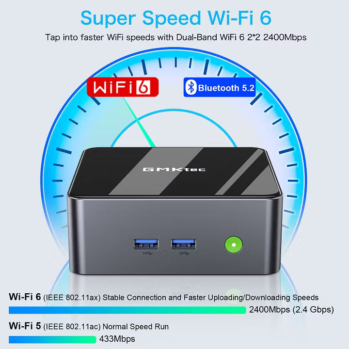 GMKtec NucBox M2 Mini PC Intel® 11th Core™ i7 11390H GMKtec