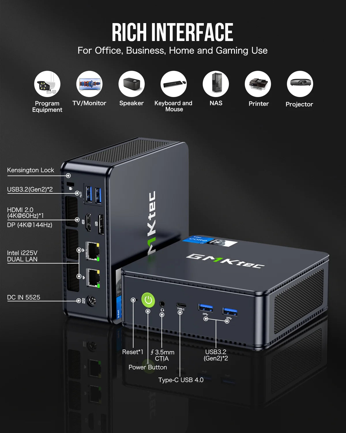 GMKtec NucBox K7 PLUS Mini PC 13th Gen Intel® Core™ i7 13620H
