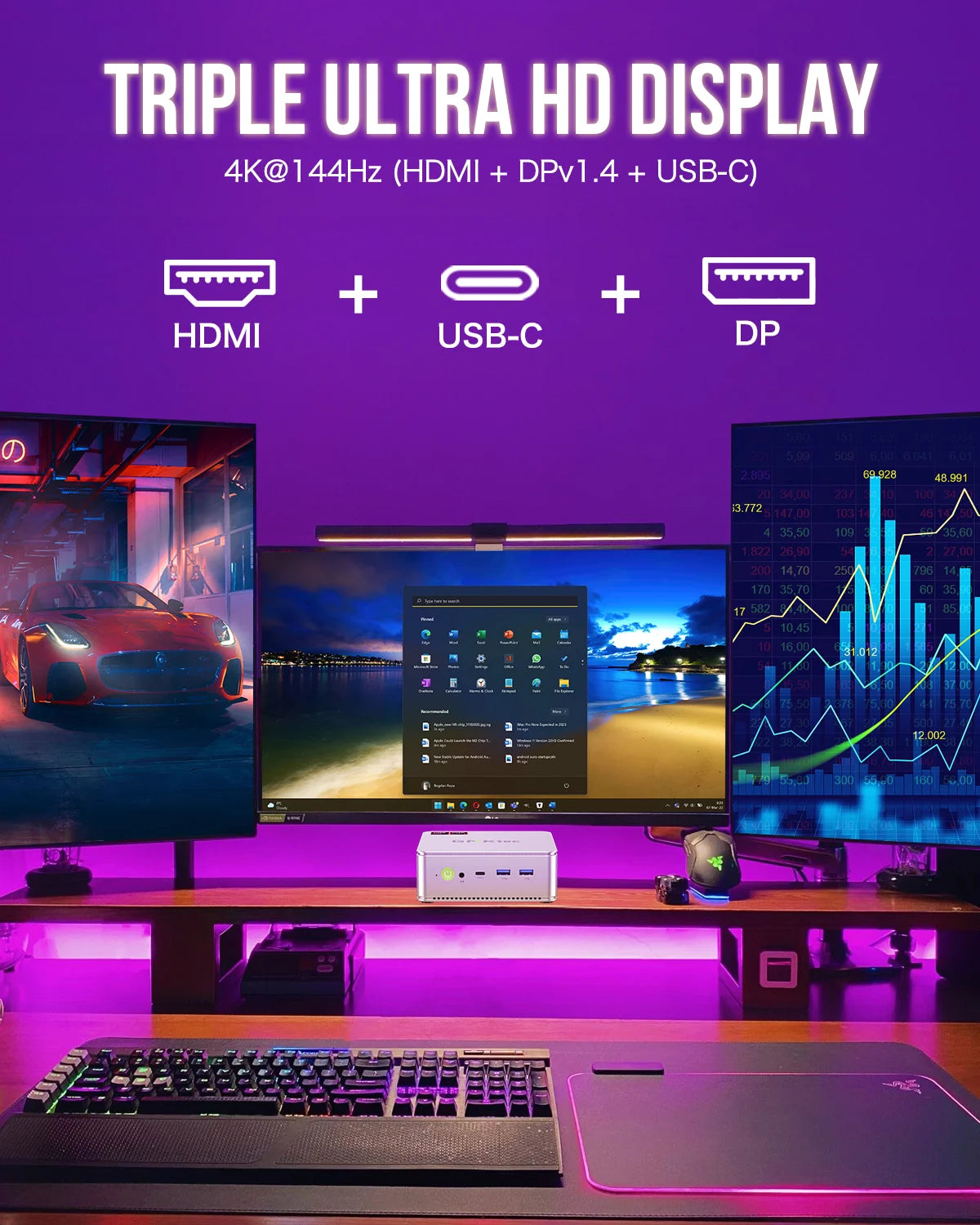 GMKtec NucBox K8 Mini PC AMD® Ryzen™ 7 8845HS