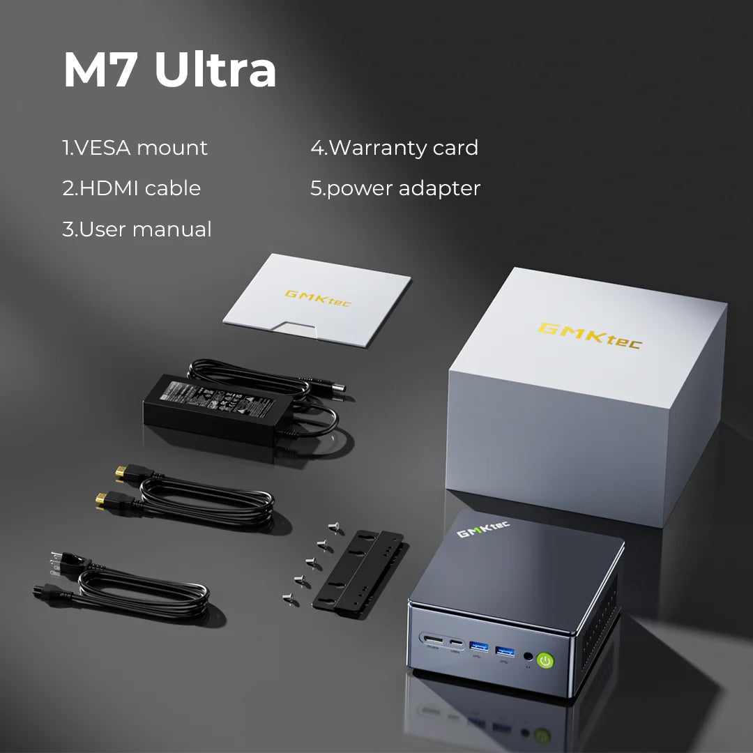 GMKtec NucBox M7 Ultra Mini PC AMD Ryzen™ 7 PRO 6850U GMKtec NucBox M7 Ultra Mini PC AMD Ryzen™ 7 PRO 6850U