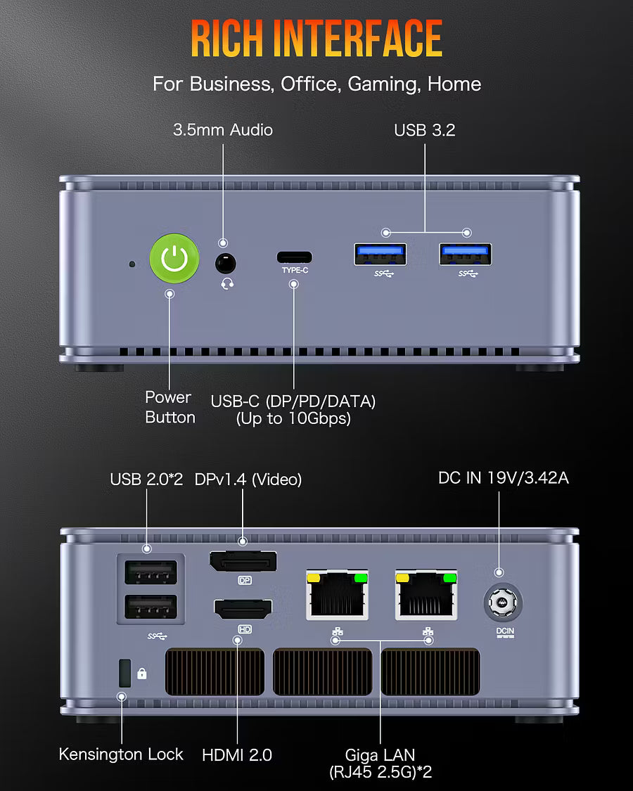 GMKtec NucBox G6 Mini PC AMD Ryzen™ 3 5425U GMKtec NucBox G6 Mini PC AMD Ryzen™ 3 5425U