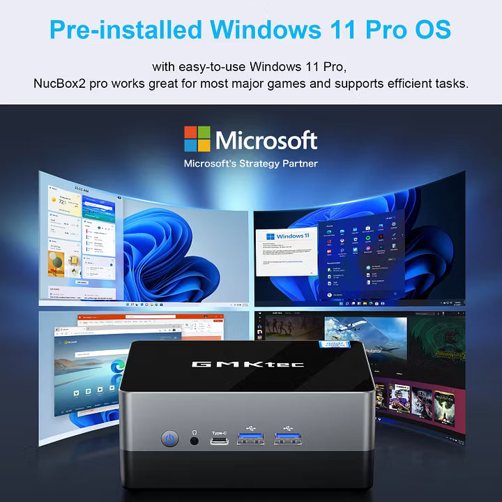 GMKtec NucBox 2 Mini PC Intel® Core™ i5 8279U