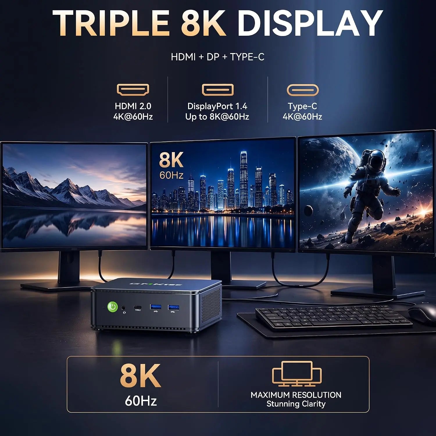 GMKtec M5 Ultra AMD Ryzen™ 7 7730U Mini PC GMKtec US