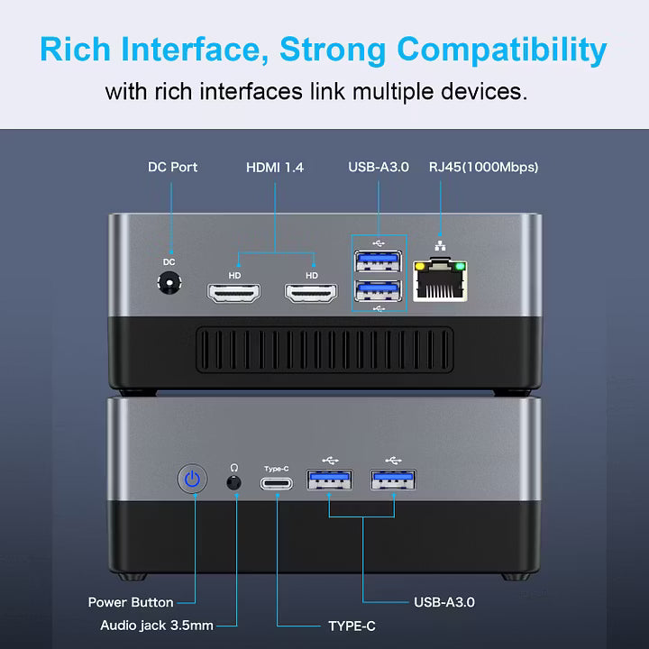 GMKtec NucBox 2 Mini PC Intel® Core™ i5 8279U