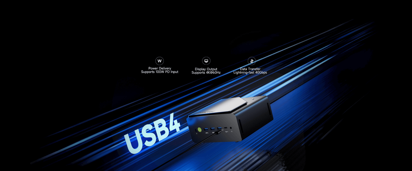 כניסת USB4.0 מלאה