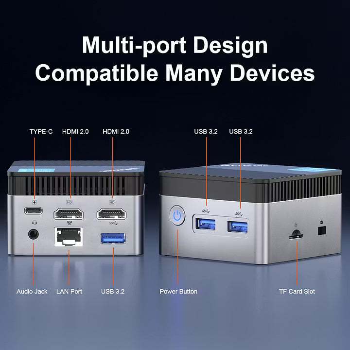 GMKtec NucBox 5 Mini PC Intel® 11th Jasper Lake N5105( Wi-Fi 5)