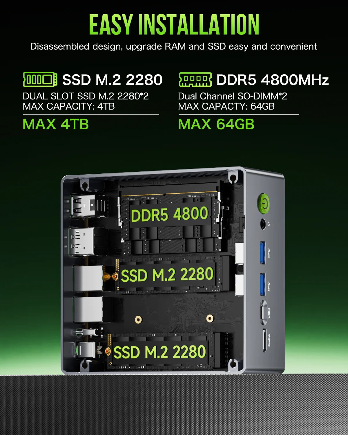 GMKtec NucBox M7 Mini PC AMD Ryzen™ 7 PRO 6850H