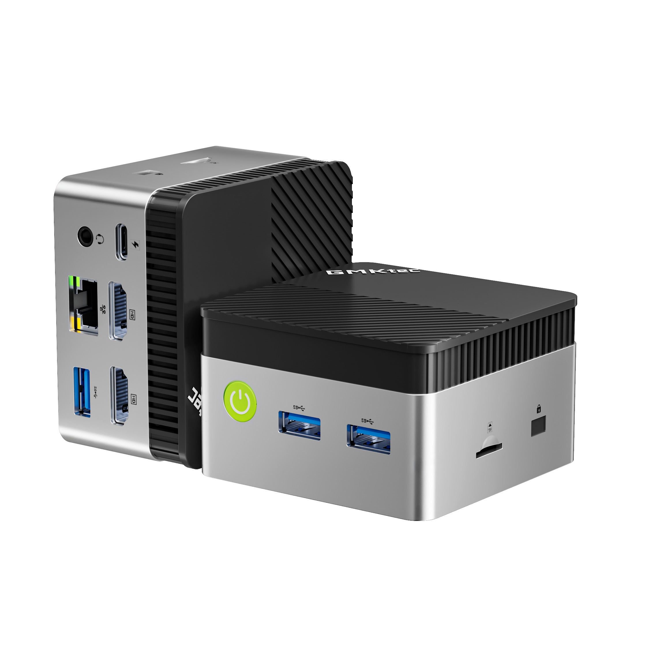 GMKtec Intel Twin Lake N150 Dual-system 4-bay NAS Mini PC -- NucBox G9