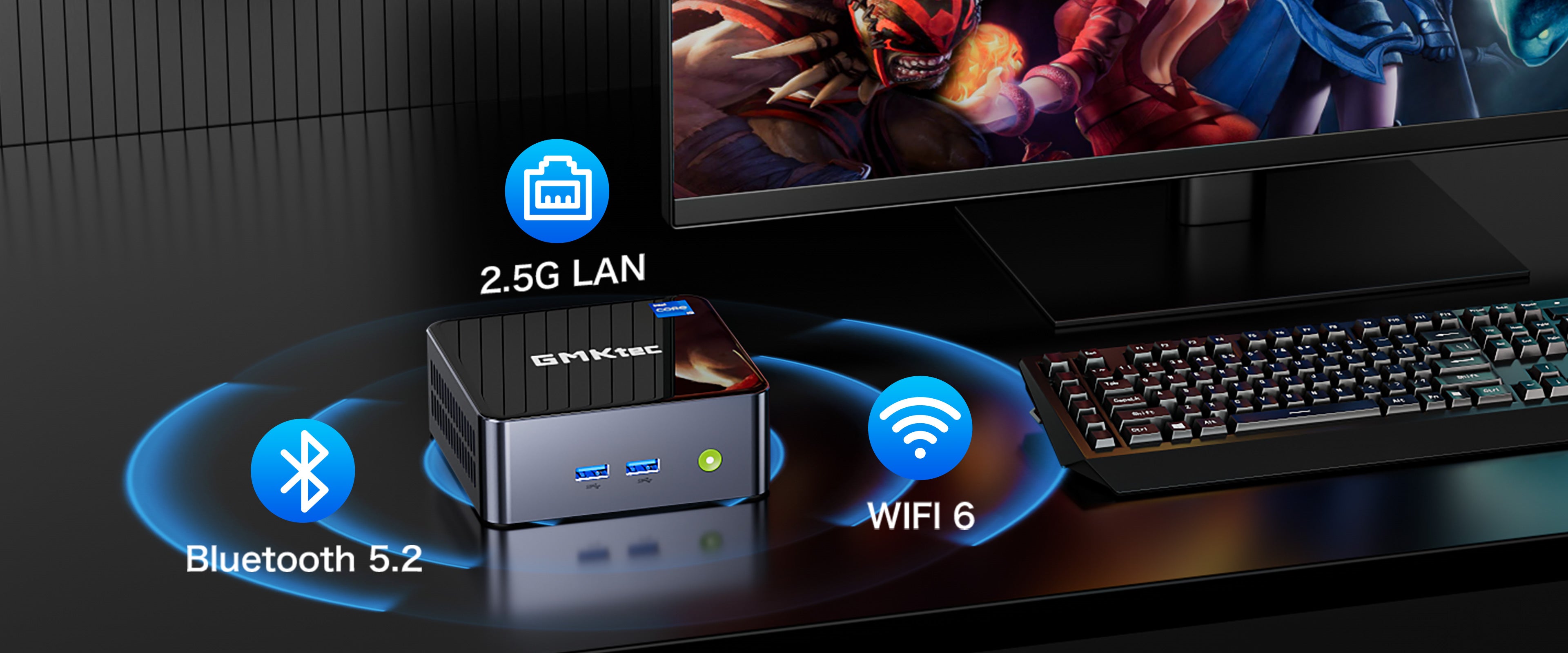 GMKtec NucBox M3 Ultra Mini PC Intel® 12th Core i7 12700H - GMKtec