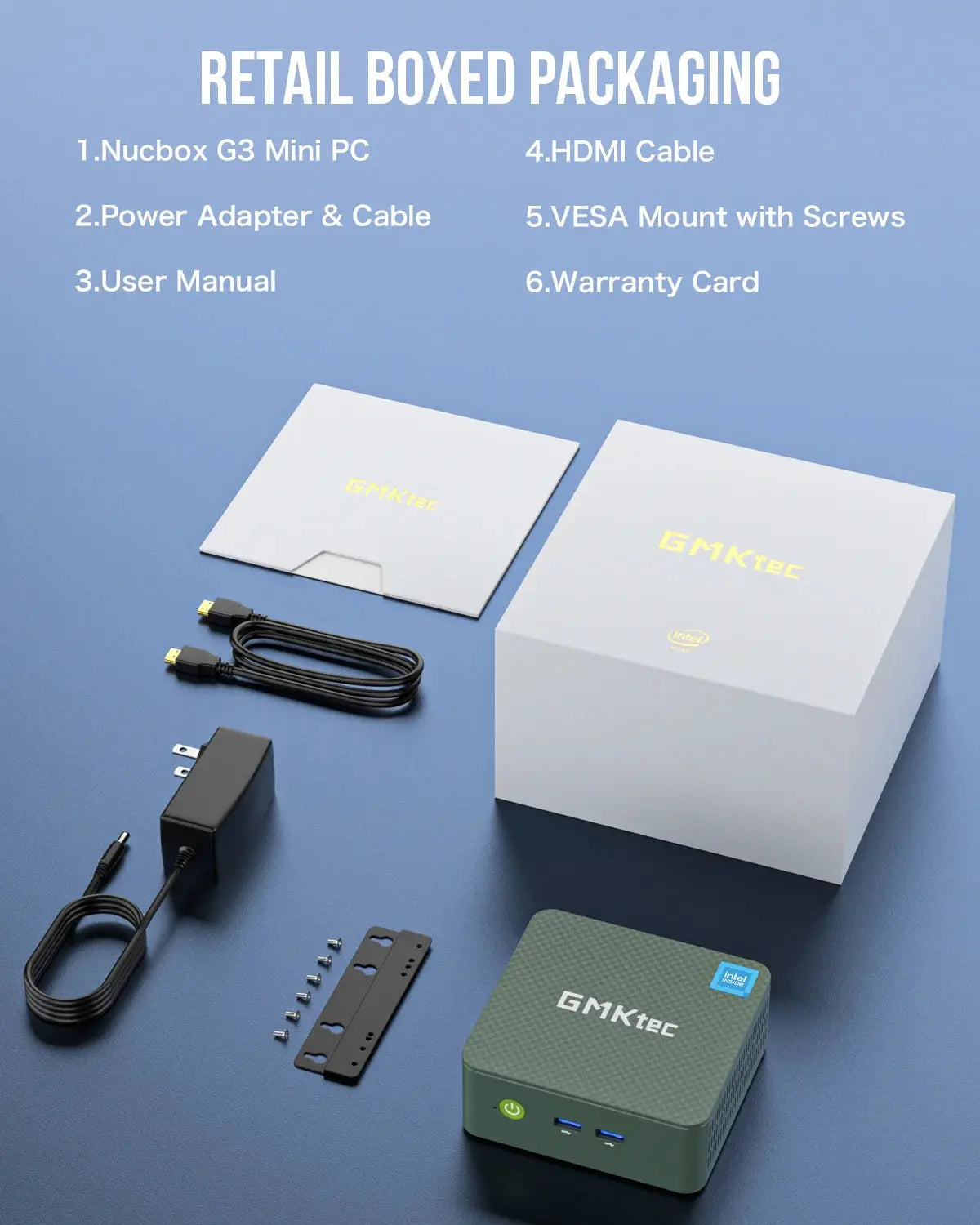 GMKtec NucBox G3 Mini PC 12th Intel® Alder Lake N100 - GMKtec GMKtec NucBox G3 Mini PC 12th Intel® Alder Lake N100 - GMKtec