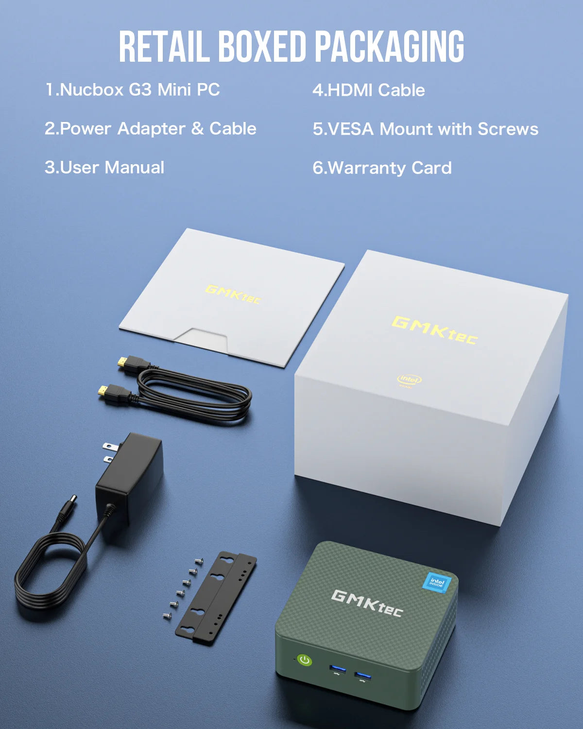 GMKtec NucBox G3 Mini PC 12th Intel® Alder Lake N100