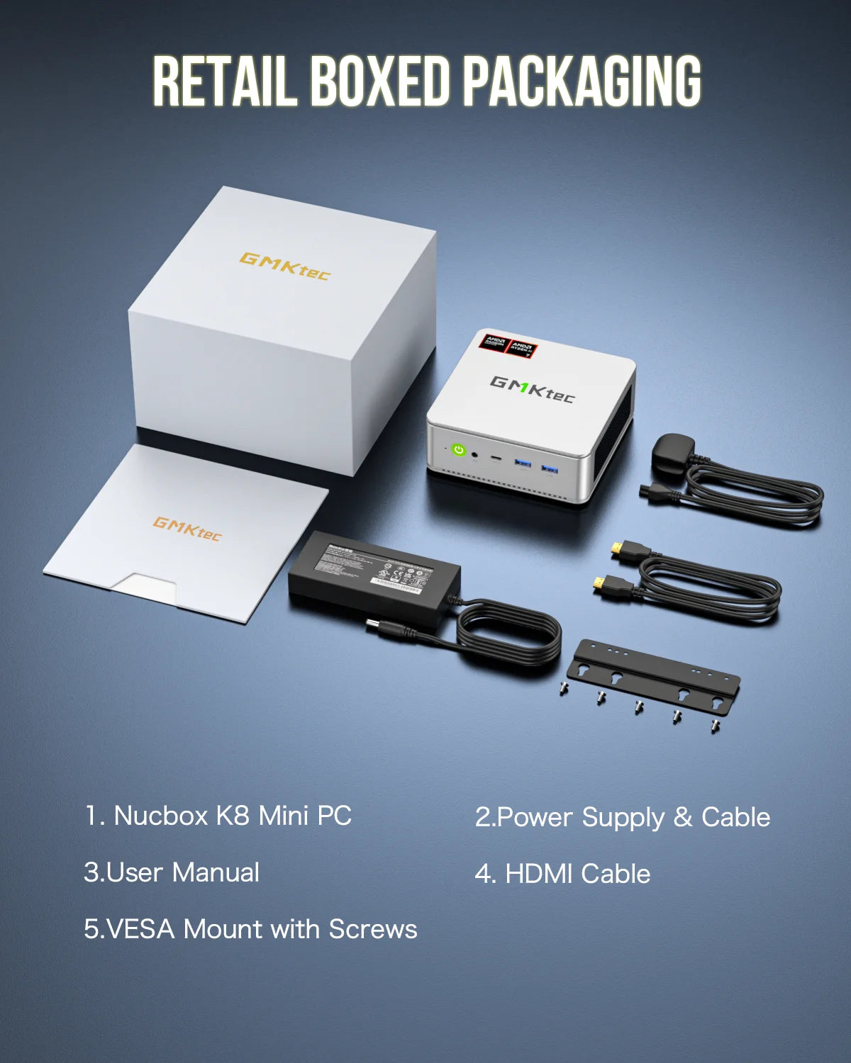 GMKtec NucBox K8 Mini PC AMD® Ryzen™ 7 8845HS