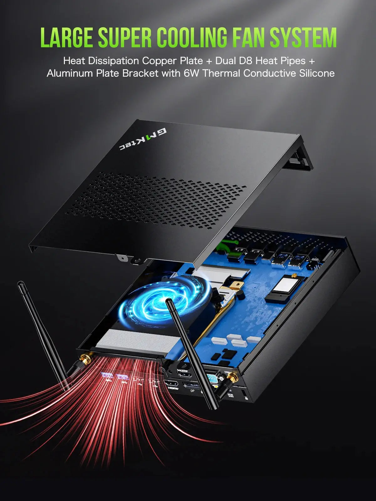 GMKtec NucBox K10 Mini PC Intel® 13th Core™ i9-13900HK - GMKtec GMKtec NucBox K10 Mini PC Intel® 13th Core™ i9-13900HK - GMKtec