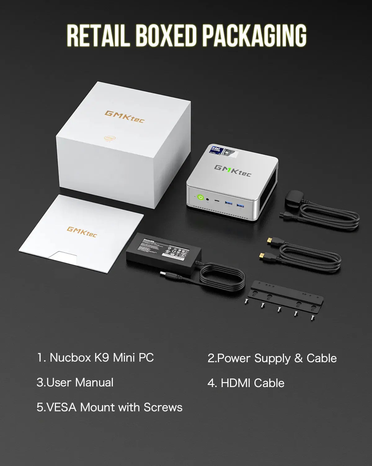 GMKtec NucBox K9 Mini PC Intel® Ultra 5 125H - GMKtec GMKtec NucBox K9 Mini PC Intel® Ultra 5 125H - GMKtec