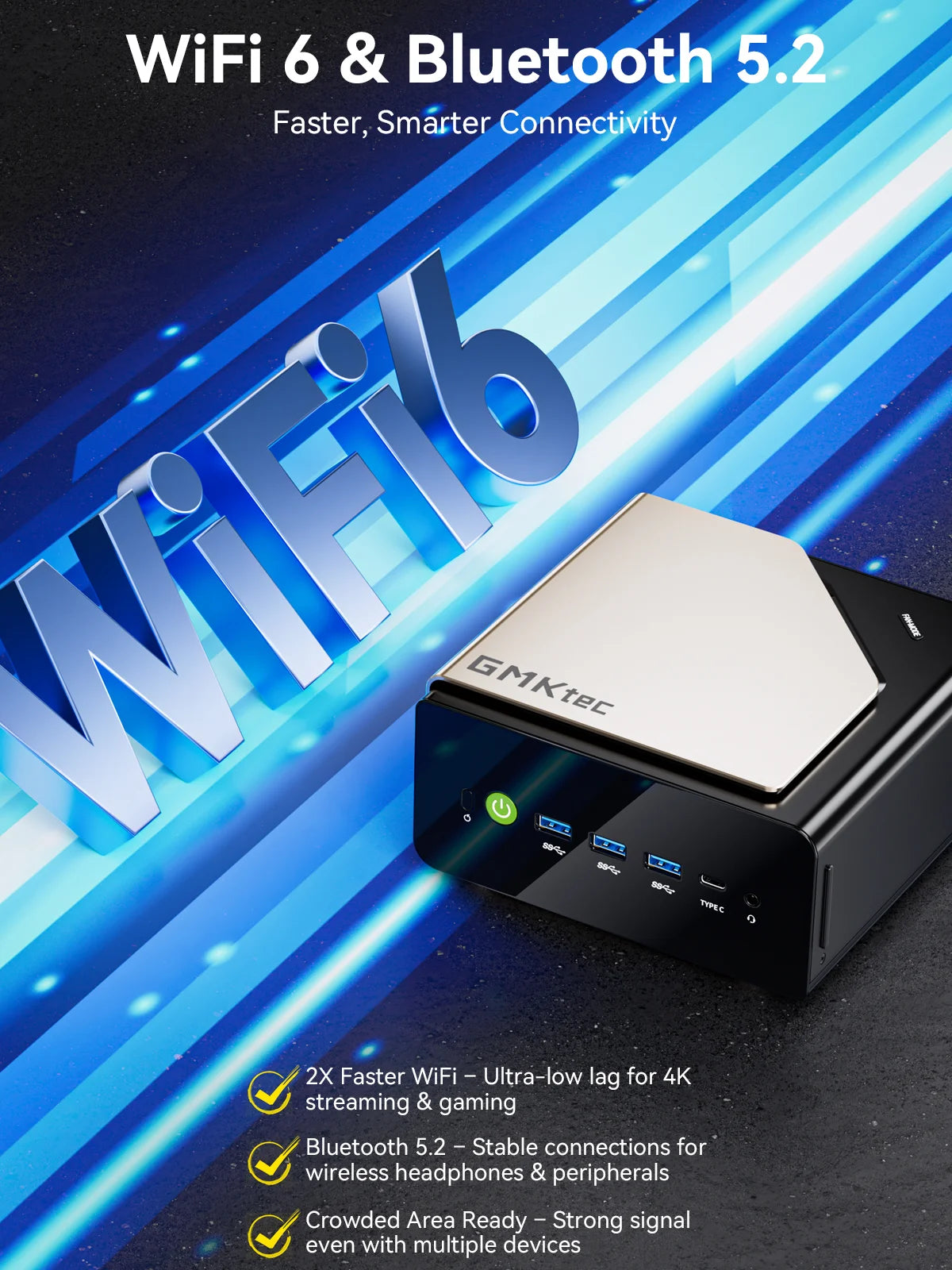 GMKtec EVO-T1 AI Mini PC Intel® Core™ Ultra 9 285H