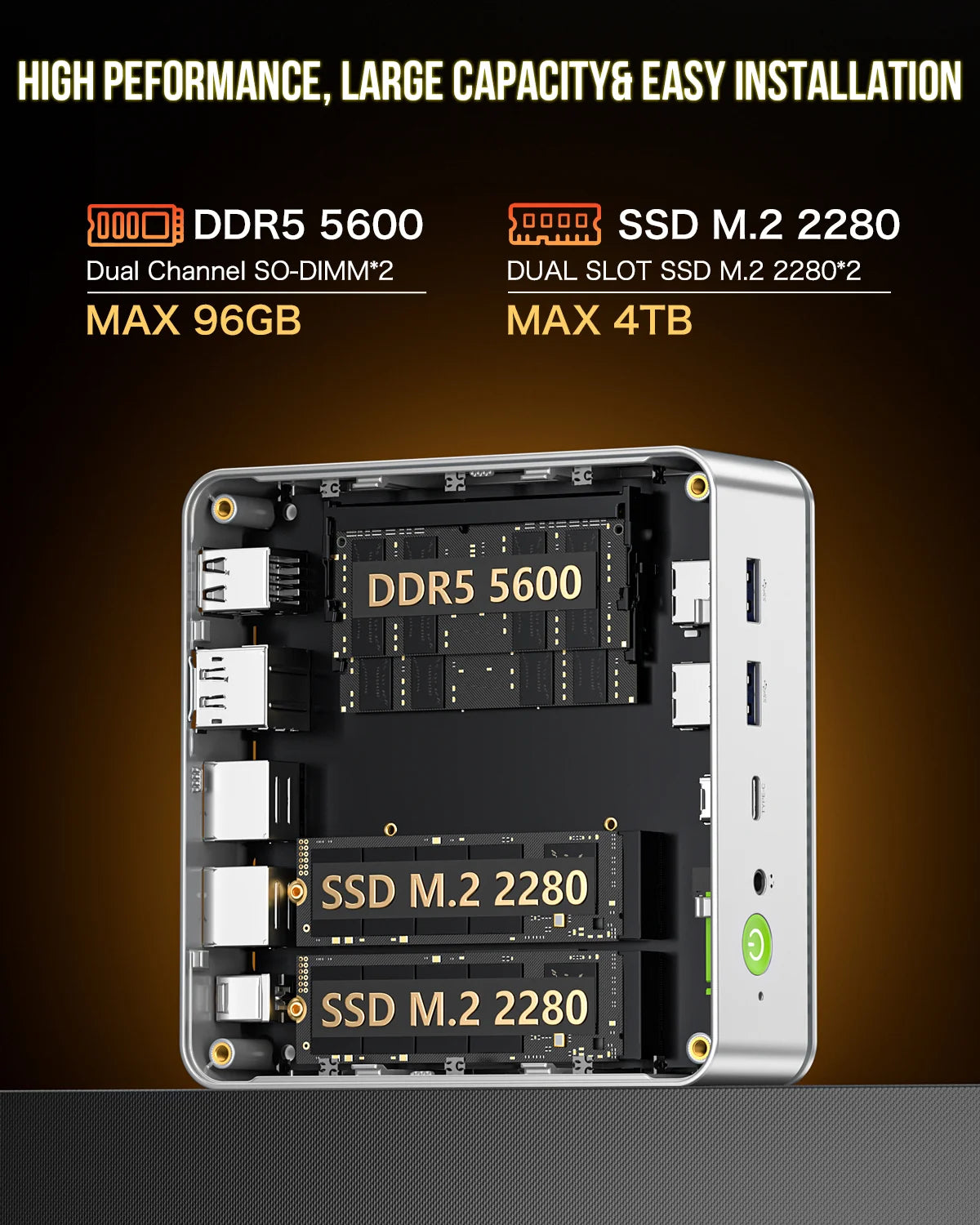 GMKtec NucBox K9 Mini PC Intel® Ultra 5 125H