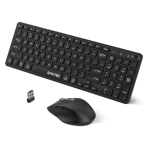GMKtec 2.4G Wireless Full-sized Keyboard & Mouse Combo