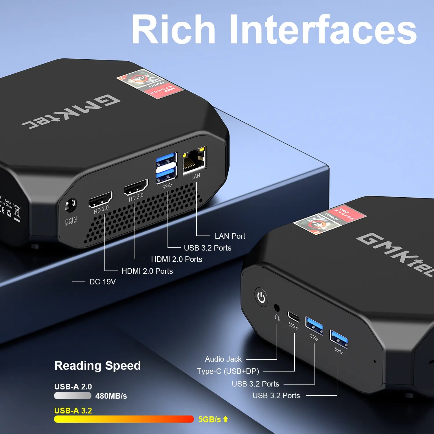 GMKtec NucBox 9 Mini PC AMD® Ryzen™ 5 5600U - GMKtec