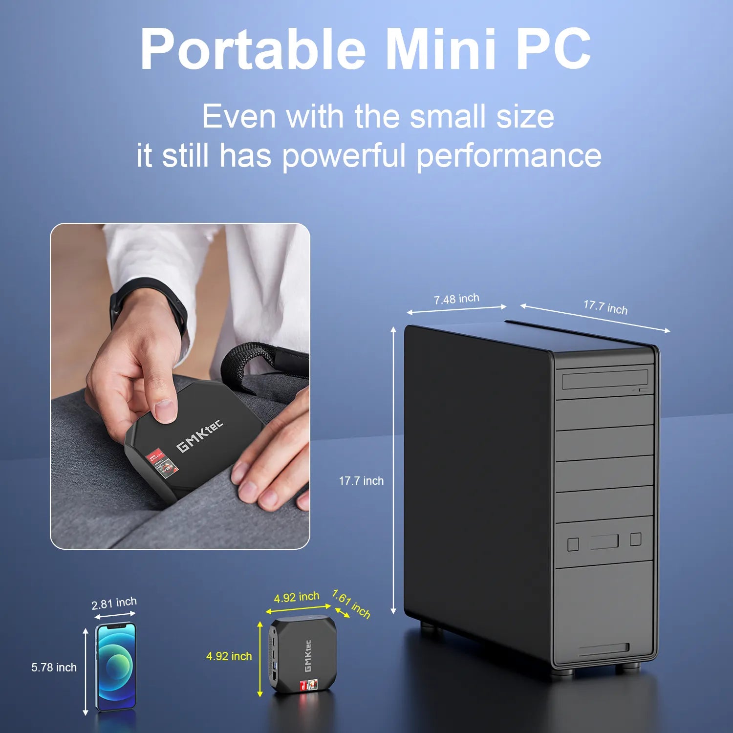 GMKtec NucBox 9 Mini PC AMD® Ryzen™ 5 5600U GMKtec