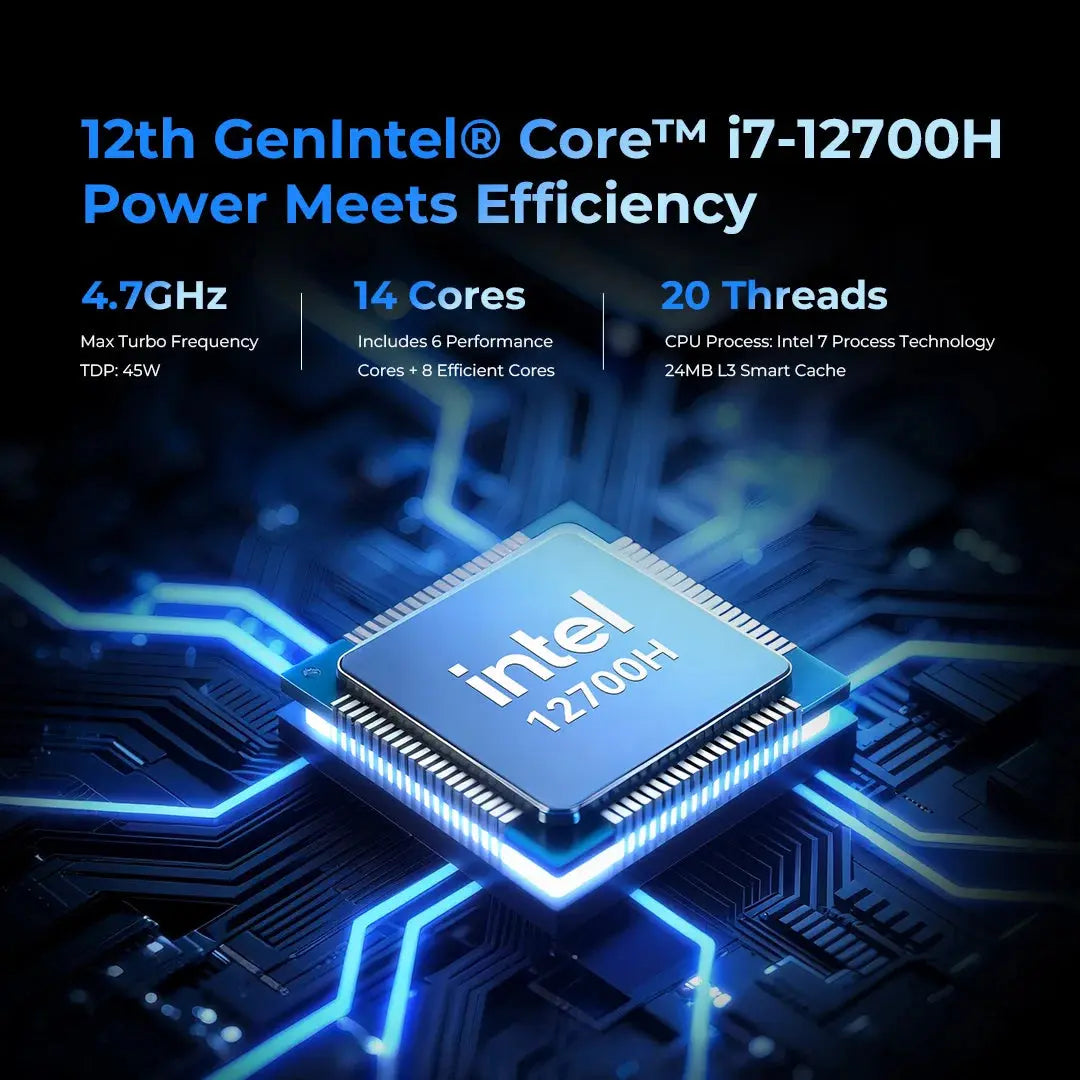 GMKtec NucBox M3 Ultra Mini PC Intel® 12th Core i7 12700H GMKtec US