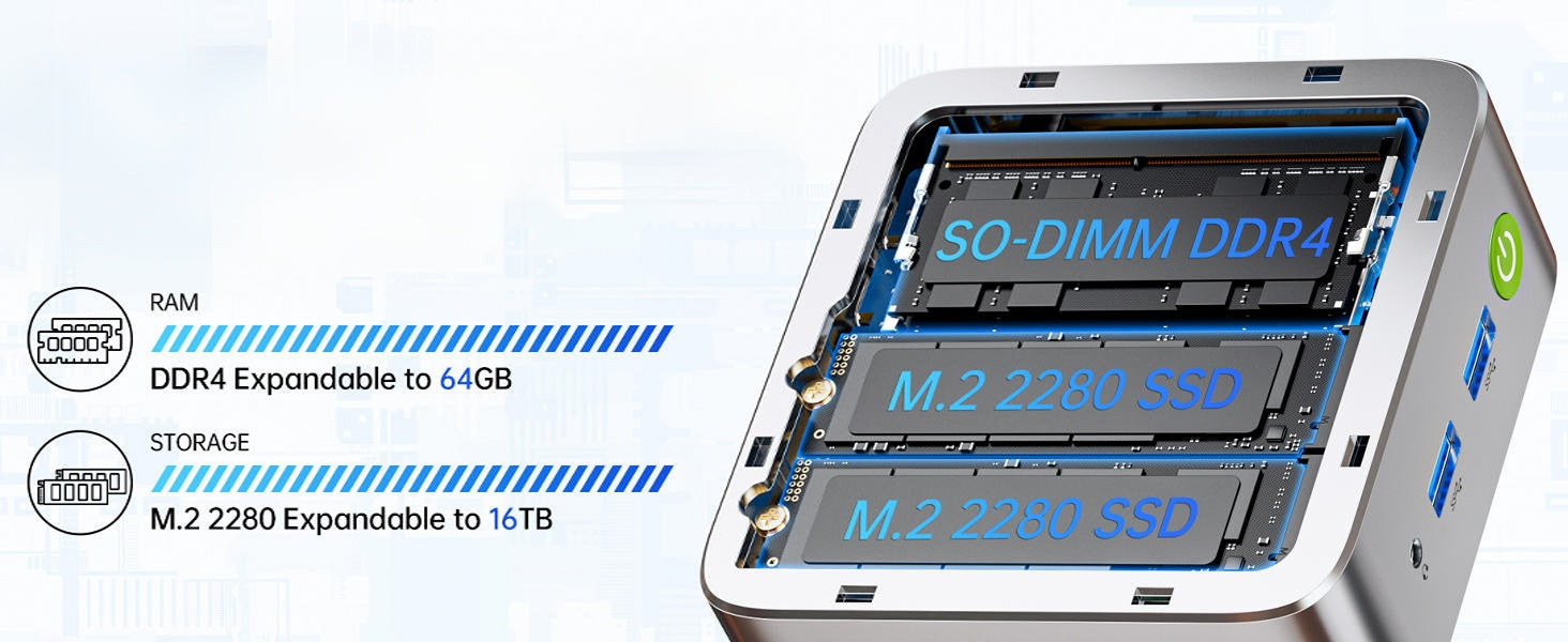 GMKtec G10 Mini PC AMD Ryzen 5 3500U